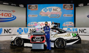 Allmendiger wins wet Xfinity race at Charlotte Roval