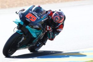 Quartararo takes pole in the Le Mans MotoGP qualifying round