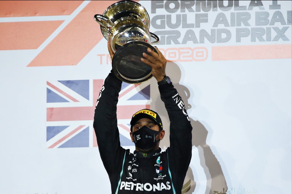 Hamilton wins Bahrain GP as Grosjean and Stroll crashes