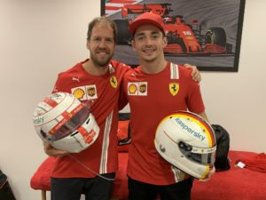 Vettel's message to Leclerc as he bids farewell to Ferrari