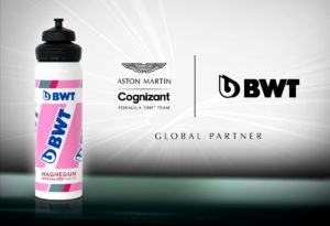 Aston Martin retains their pink sponsor BWT