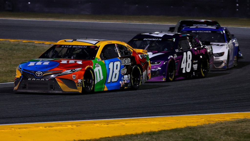 Kyle Busch wins the Busch Clash in Daytona after taking a late lead