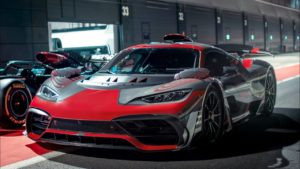 Mercedes presents the F1 powered AMG Project ONE on the track