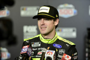 Ryan Blaney takes the pole position for Busch Clash