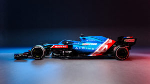 Alpine unveils their 2021 F1 car, the A521