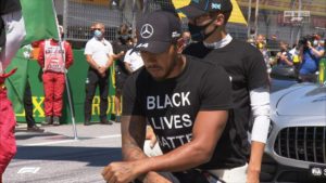 Hamilton explains why he will continue taking a knee before F1 races