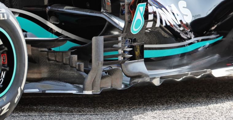 Special Mercedes floor more complex than Red Bull's