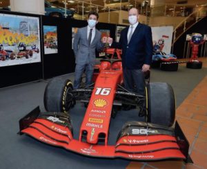 Leclerc lends his newly acquired Ferrari SF90 to the prince of Monaco