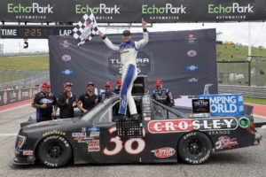 Todd Gilliland wins COTA Truck race amid early penalty