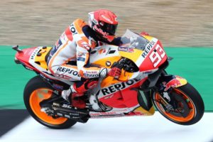 Marquez fastest in British GP FP1 despite late session crash at Turn 2