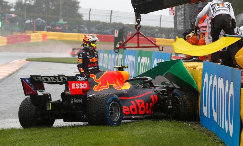 Sergio Perez given thumbs up to start Belgian GP from pitlane after formation lap crash