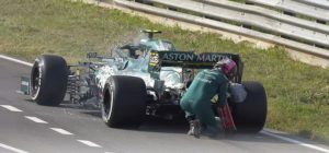 Hamilton tops Dutch GP FP1 as Vettel turns to a fireman as his Power Unit catches fire