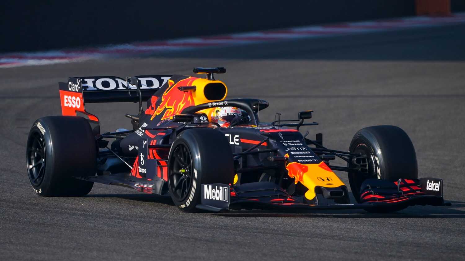 Max Verstappen back on the track after maiden championship win