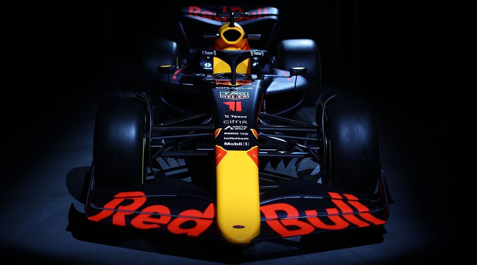 The Red Bull RB18 at the launch event was a fake