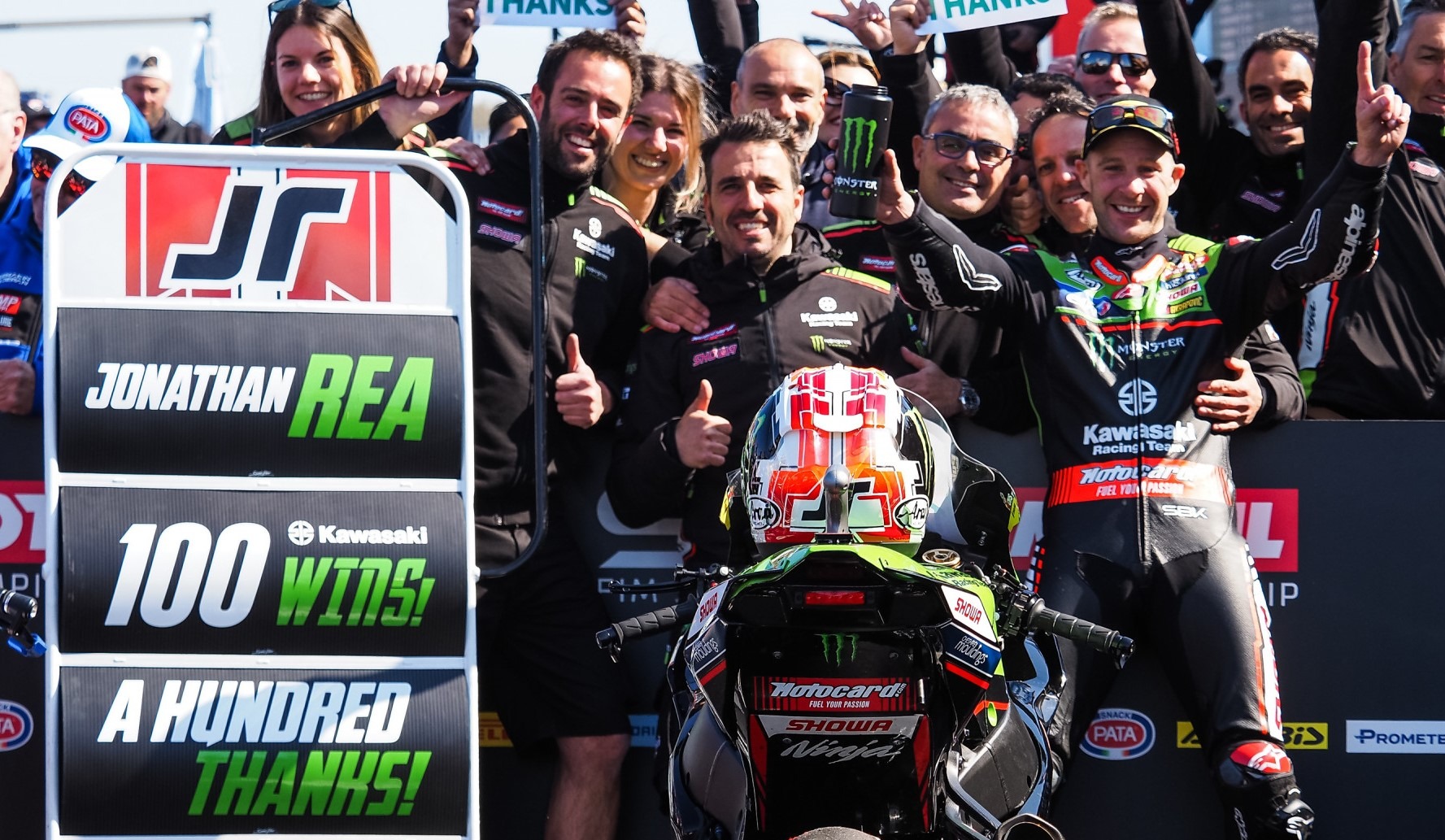 Rea wins Assen Superpole race marking 100th win for Kawasaki