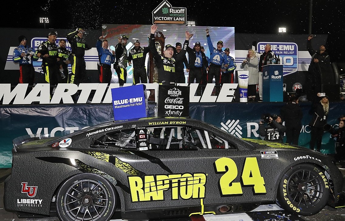 William Byron wins Cup series race at Martinsville dominating the weekend