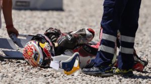 Takaaki Nakagami issues an apology after Barcelona crash