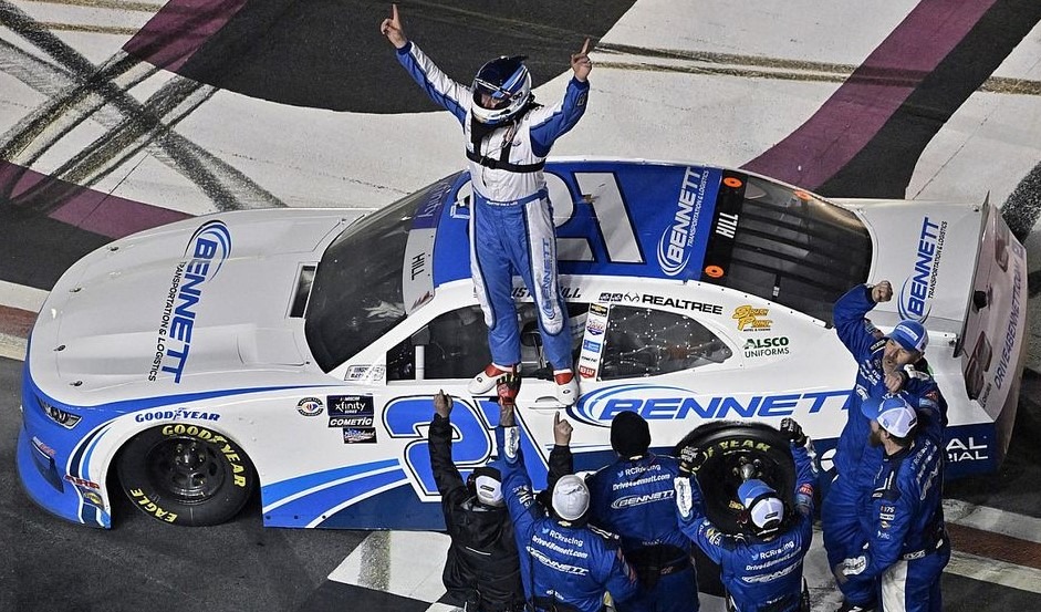 Austin Hill holds off Kligerman to win Atlanta Xfinity race