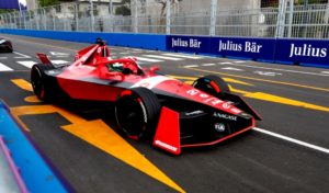 Jake Dennis claims pole at the inaugural Portland E-Prix