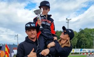 Kimi Raikkonen's son is in all ways like his father