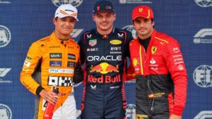 Max Verstappen takes Spanish Grand Prix pole ahead of Sainz and Norris