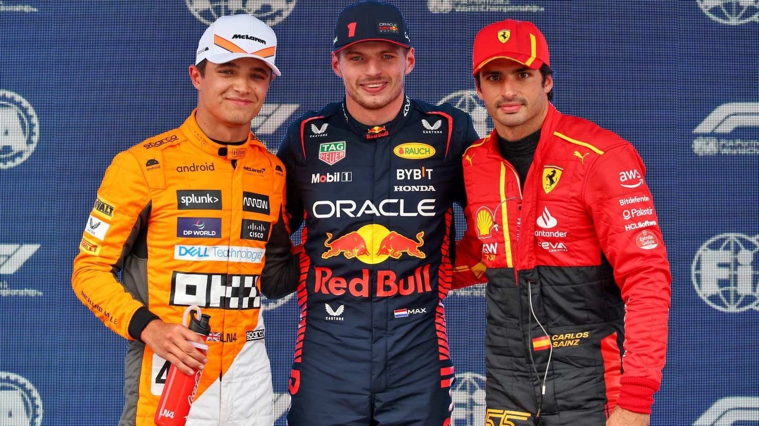 Max Verstappen takes Spanish Grand Prix pole ahead of Sainz and Norris