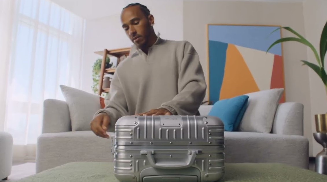 Lewis Hamilton features in Rimowa's short film 'Never Still'