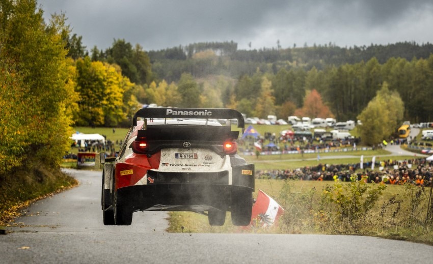 Rovanpera dominates Friday stages at the Central European Rally