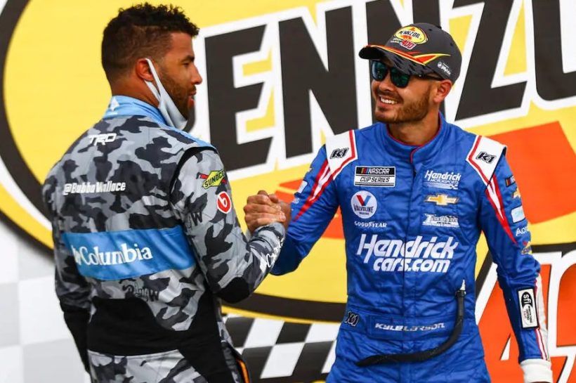 Bubba Wallace mocks Kyle Larson for using a racial slur that resulted in suspension