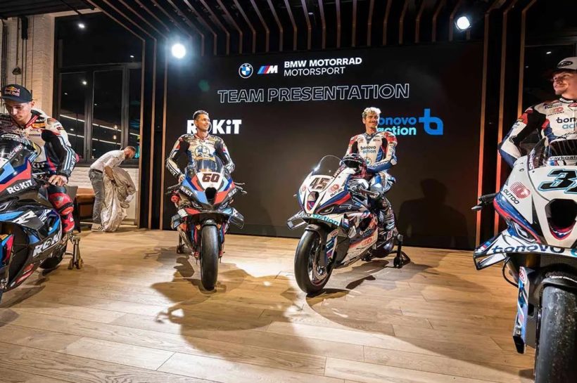 BMW Motorrad and Bonovo Action unveil their liveries ahead of 2024 WorldSBK