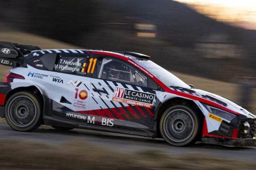 Thierry Neuville leads Monte Carlo Rally after Saturday