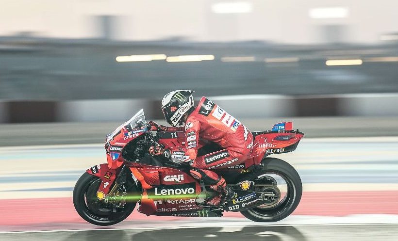 Bagnaia tops the first day of 2024 MotoGP Qatar pre-season test