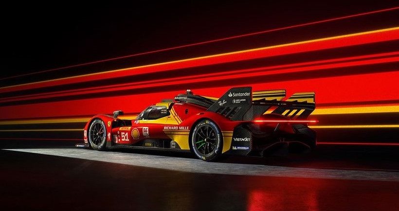 Ferrari reveals an updated livery on the 499P Hypercar for 2024 WEC