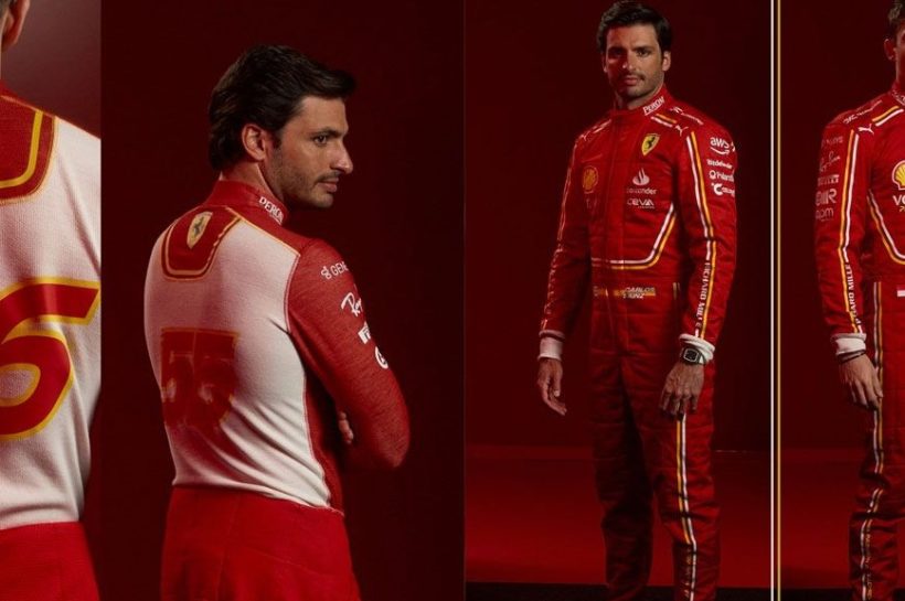 Ferrari reveals new race suits for 2024 F1