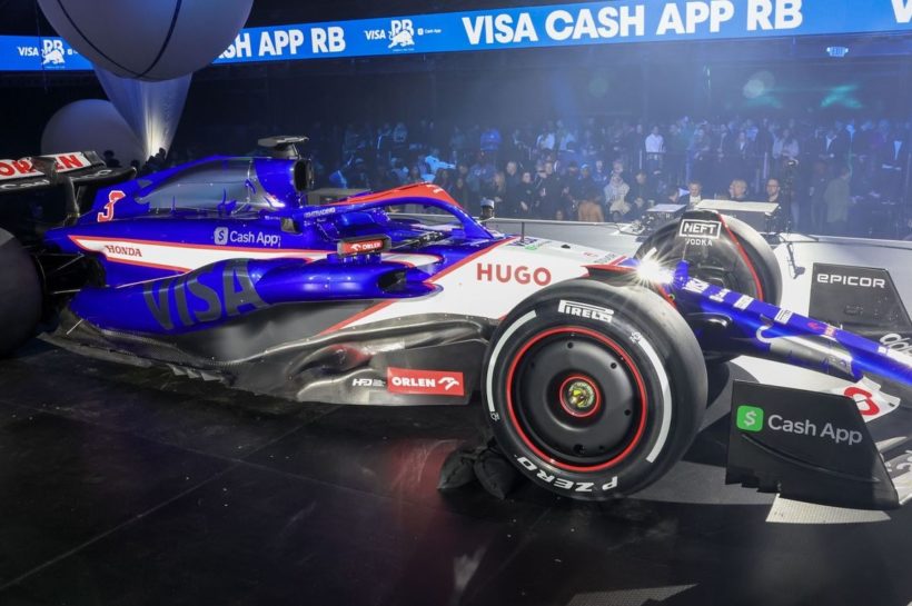 Visa Cash App RB launches the VCARB 01 for 2024 F1