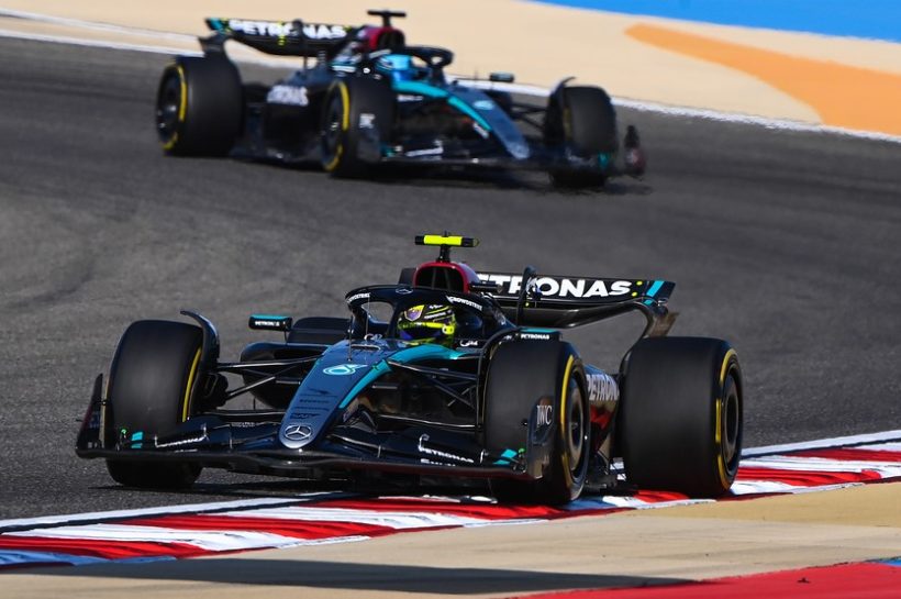 Lewis Hamilton leads Mercedes 1-2 in second practice for Bahrain Grand Prix