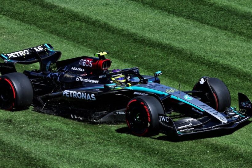 Mercedes setup experiment on Hamilton's car 'massively backfires'