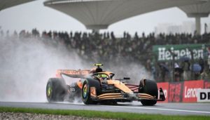 Lando Norris secures pole in a chaotic Sprint qualifying in Shanghai