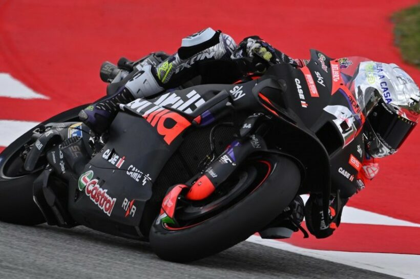 Catalan MotoGP Aleix Espargaro tops Friday's Practice