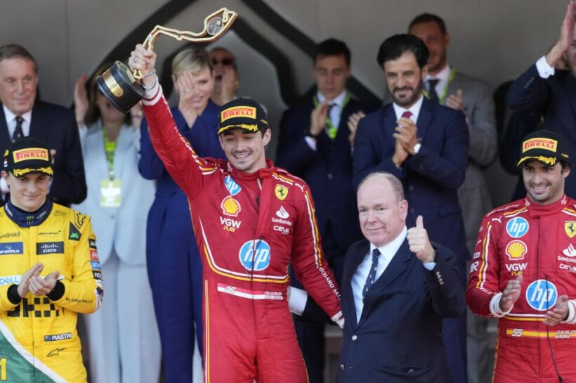 Charles Leclerc breaks 'curse' with maiden Monaco Grand Prix win