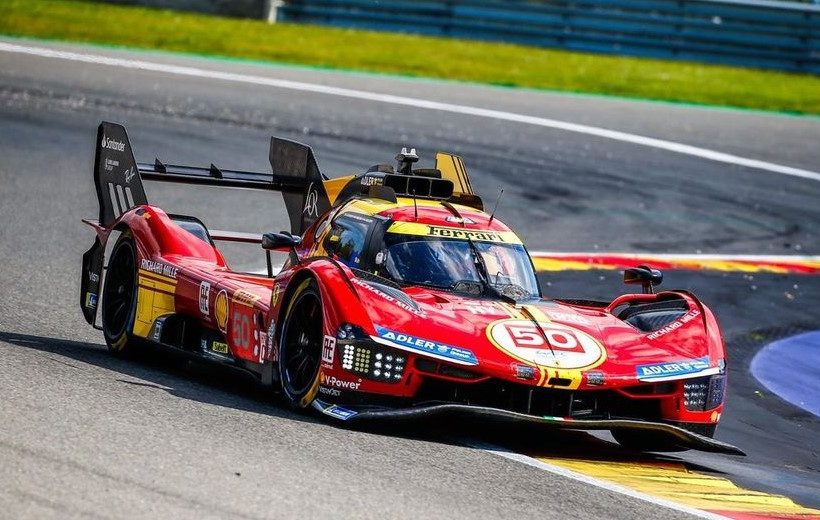 Ferrari loses pole after getting disqualified from Spa qualifying