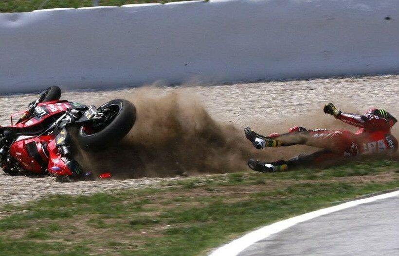 Francesco Bagnaia explains reason for crash in Catalan MotoGP Sprint