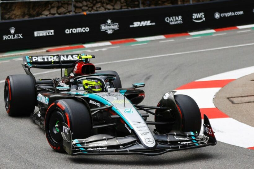 Lewis Hamilton edges Piastri to top Monaco FP1