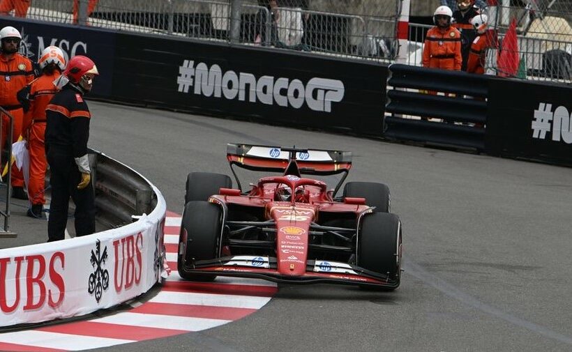 Monaco Grand Prix: Charles Leclerc leads Hamilton in second practice