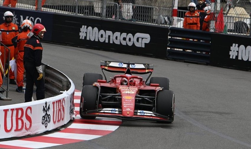 Monaco Grand Prix: Charles Leclerc leads Hamilton in second practice