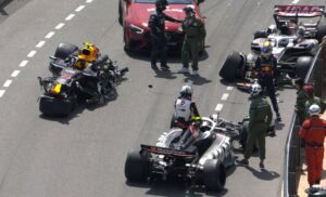 Sergio Perez calls out stewards' decision not to investigate Magnussen crash