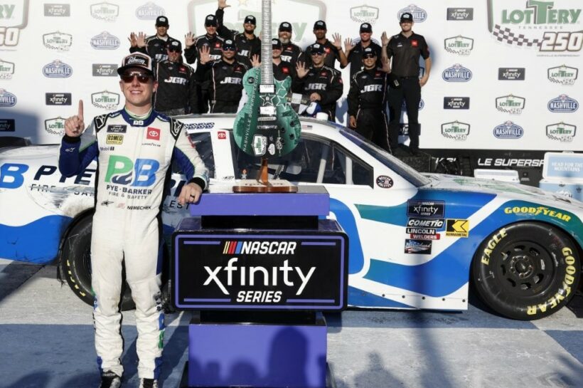 John Hunter Nemechek wins Tennessee Lottery 250 Xfinity race at Nashville