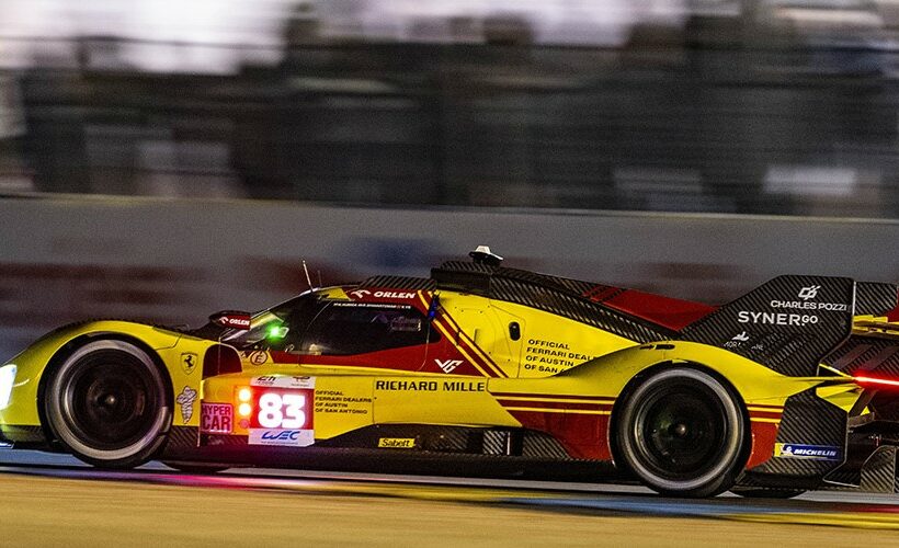 Kubica's AF Corse Ferrari handed penalty for collision with Vanthoor's BMW at Le Mans