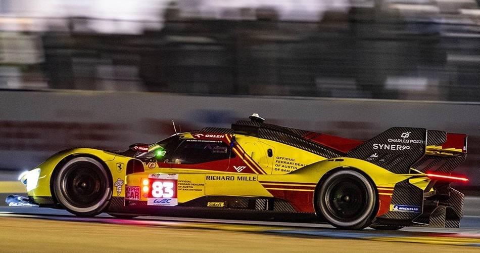 Kubica's AF Corse Ferrari handed penalty for collision with Vanthoor's BMW at Le Mans