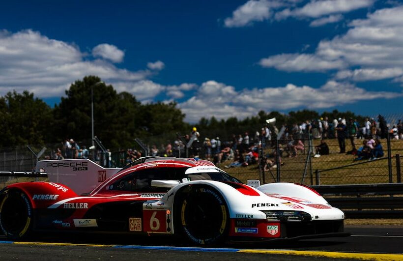 Porsche Penske tops 24 Hours of Le Mans test day